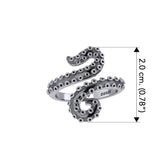 Tentacle Sterling Silver Ring TRI2522